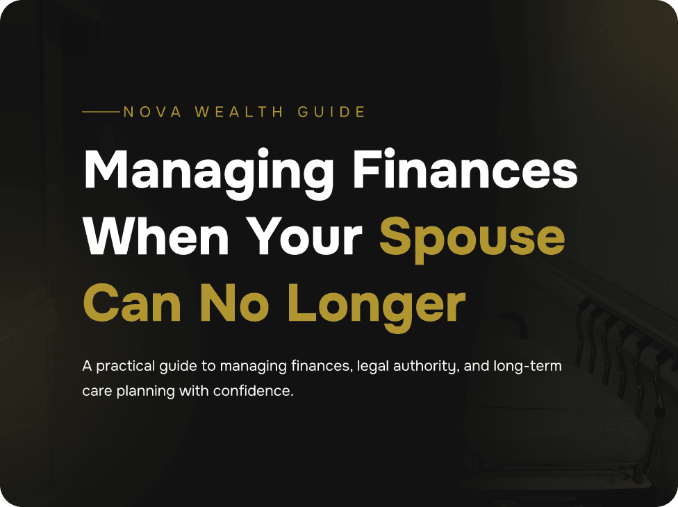 Managing finances when your spouse can't